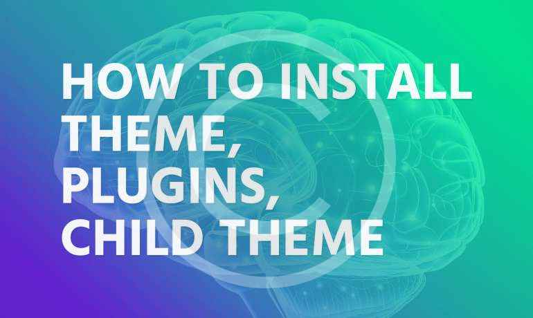 How to install theme, plugins