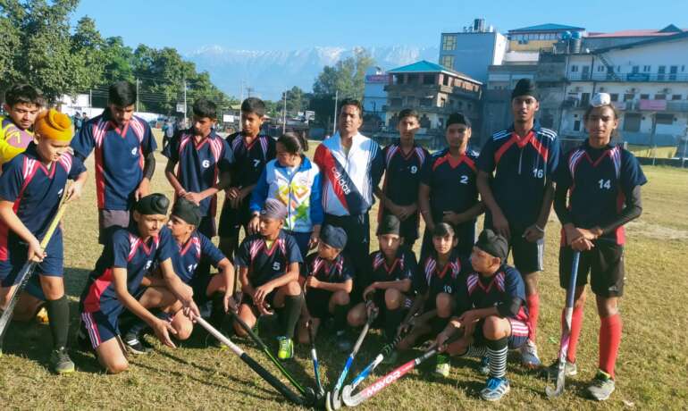Bronze medal in ongoing sub junior men state Hockey championship